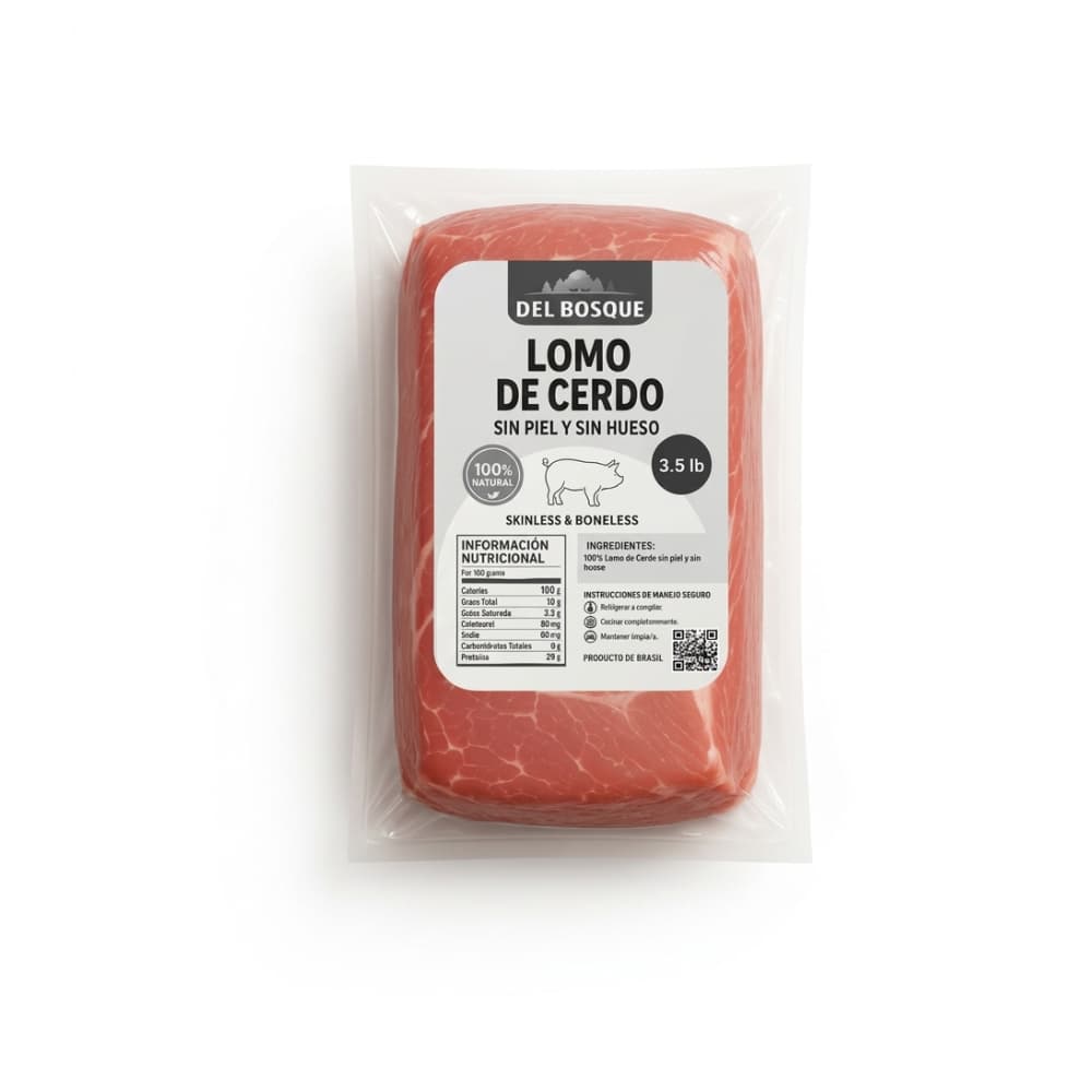 Lomo de cerdo sin piel y sin hueso Del Bosque (1.59 kg / 3.5 lb) - 5