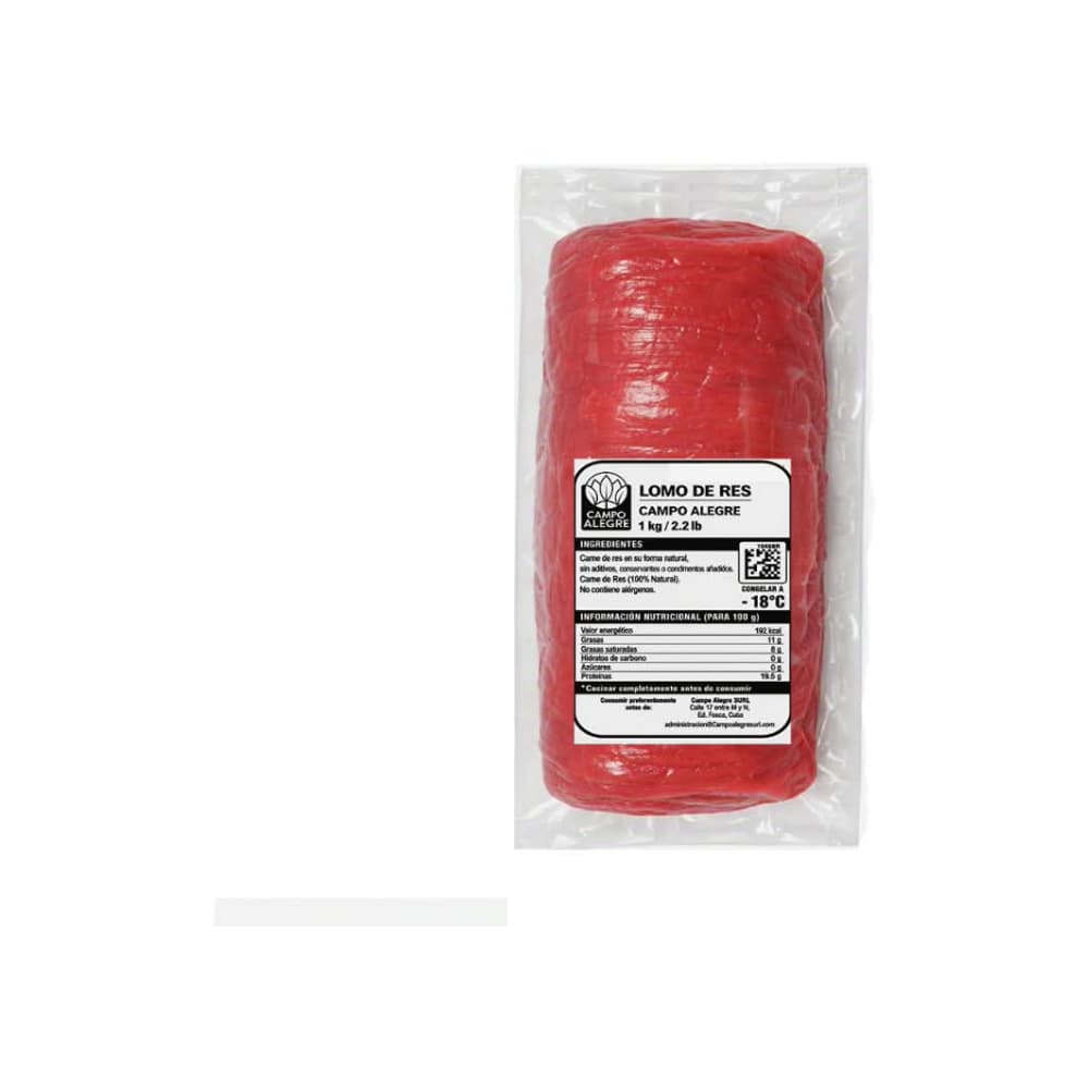 Lomo de res Campo Alegre (1 kg / 2.2 lb)