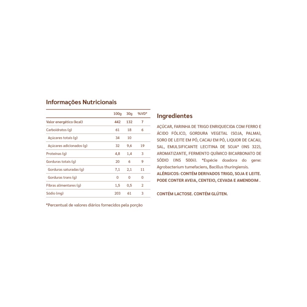 Sorbeto relleno con crema sabor a chocolate Marilan (115 g / 4.1 oz) - 3