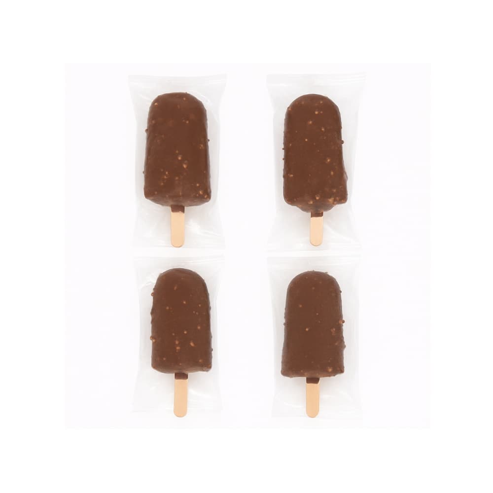 Paleta de helado sabor fresa con cubierta de chocolate CID (4 U) - 3