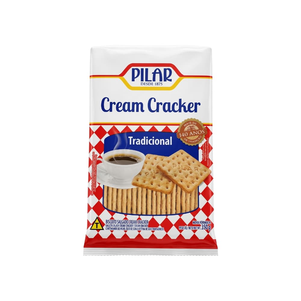 Galletas saladas cream cracker tradicional Pilar (350 g / 12.3 oz)