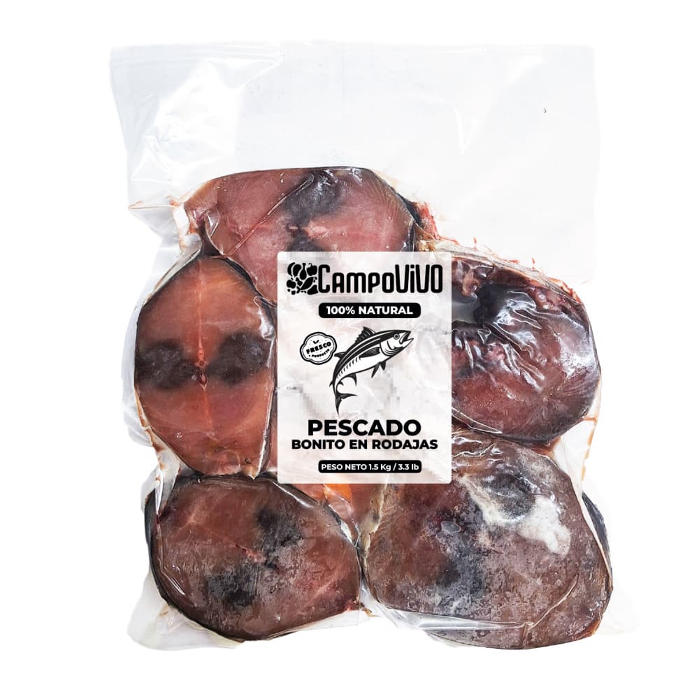Pescado bonito en rodajas Campo Vivo (1.5 kg / 3.3)