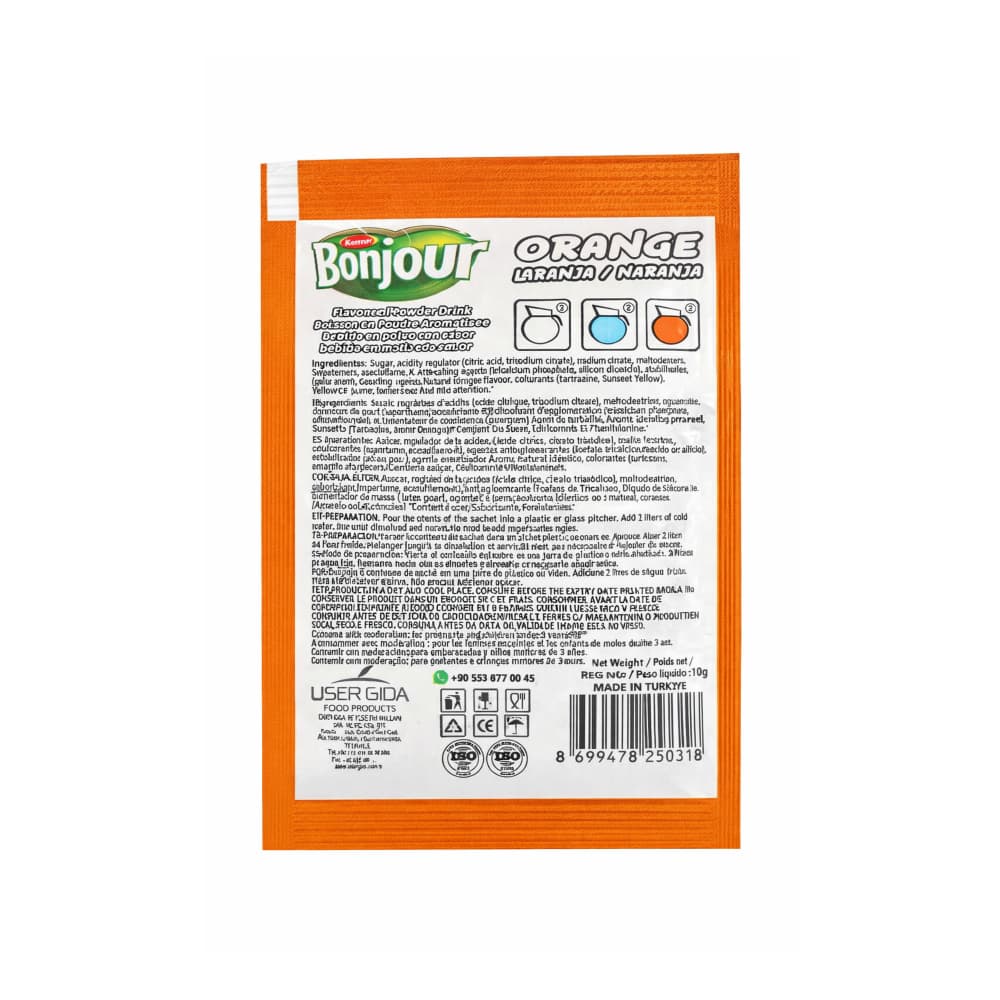 Refresco instantáneo sabor naranja Bonjour Kenter (10 g) - 2