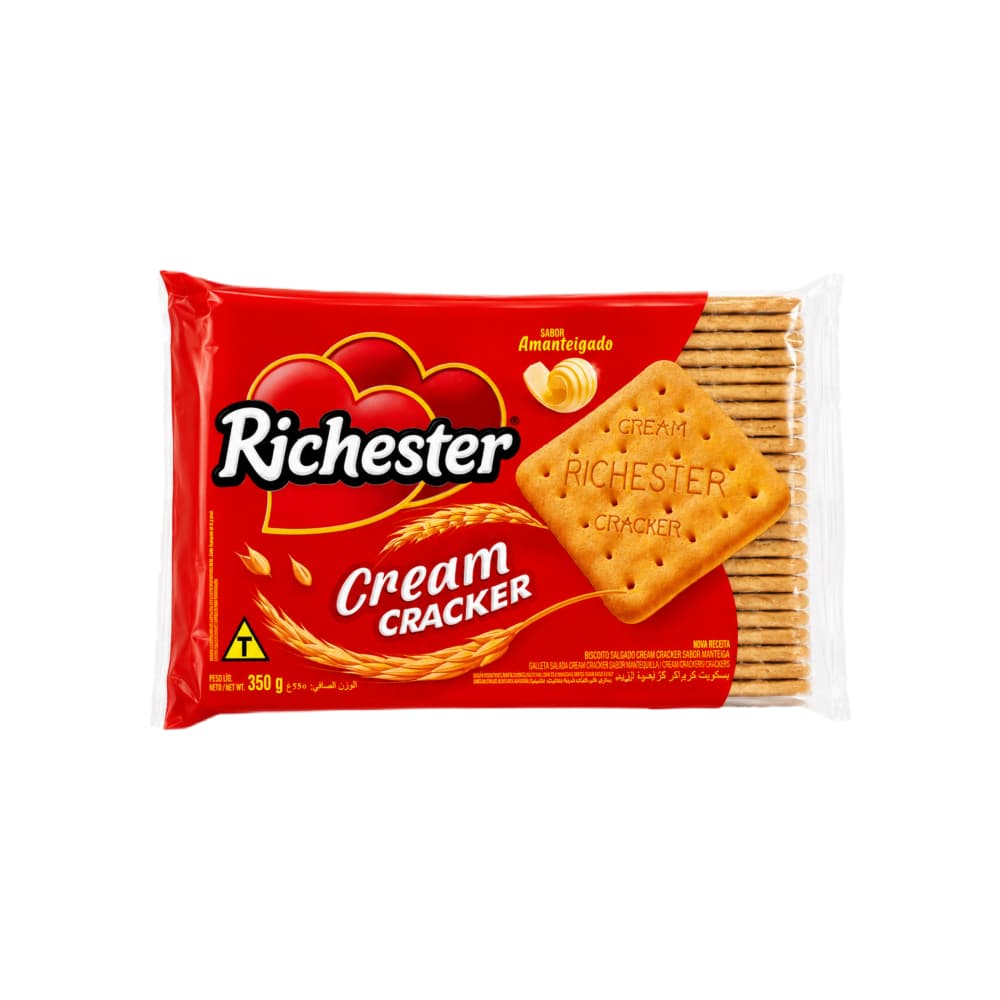 Galletas de crema saladas con sabor a mantequilla Richester (350 g / 12.35 oz)