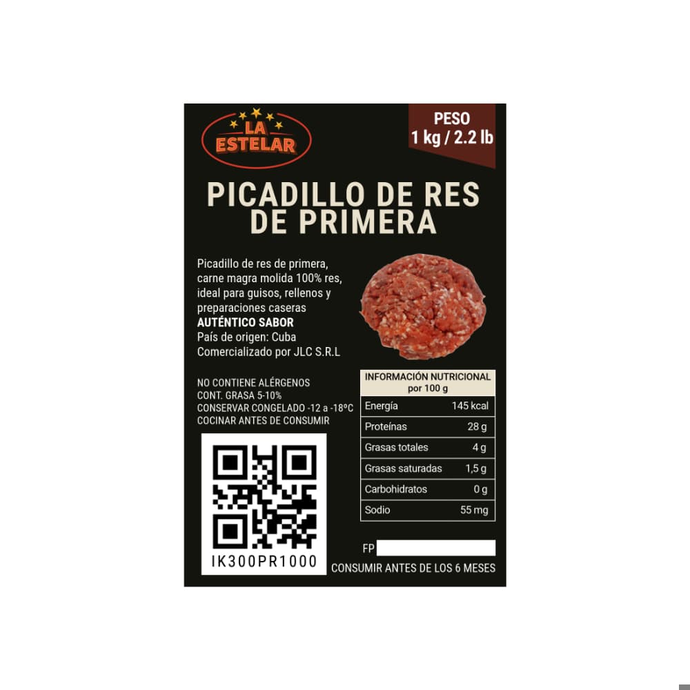 Picadillo de res de primera La Estelar (1 kg / 2.2 lb) - 3