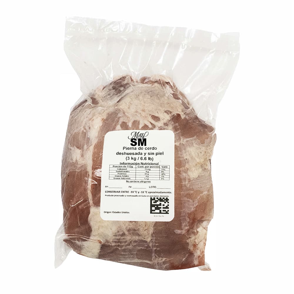 Pierna de cerdo deshuesada y sin piel May SM (3 kg / 6.61 lb) - 2