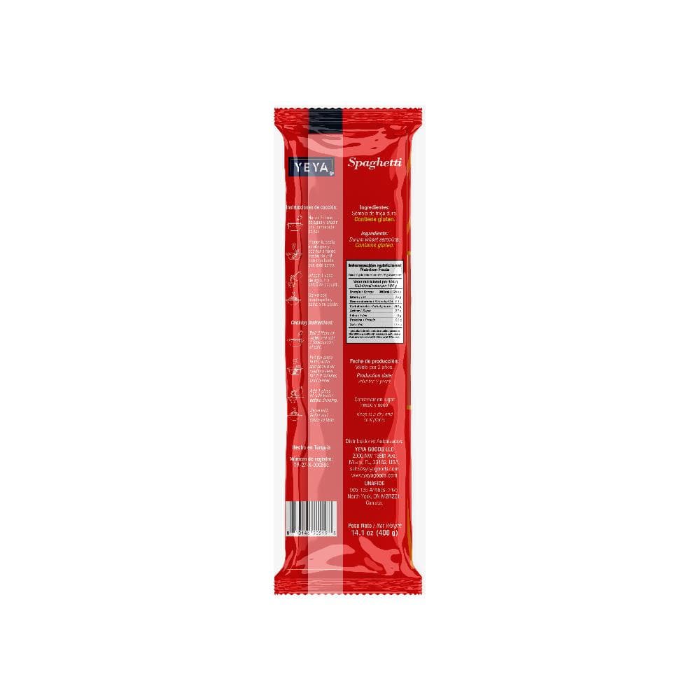 Espaguetis YEYA (400 g / 14.1 oz) - 2