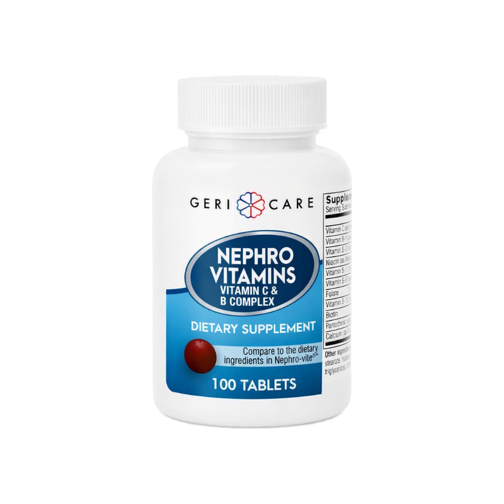 Vitamina C y Complejo B, suplemento vitamínico para adultos Geri-Care (100 tabletas)