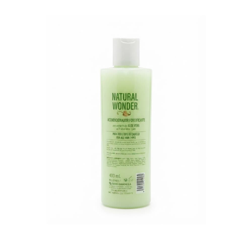 Juego de champú y acondicionador fortificante con aloe vera Natural Wonder (2 x 400 ml) - 3