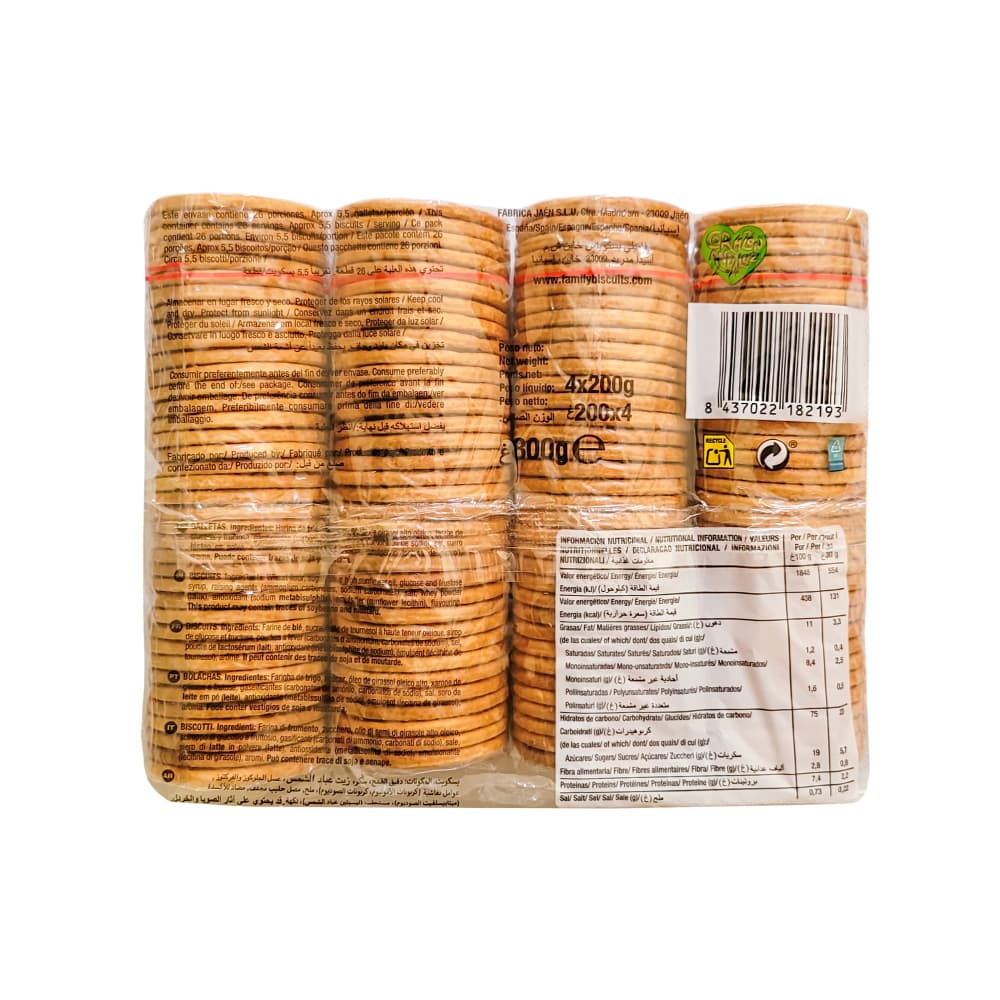 Galletas maría dorada Family Biscuits (800 g / 1.76 lb) - 2