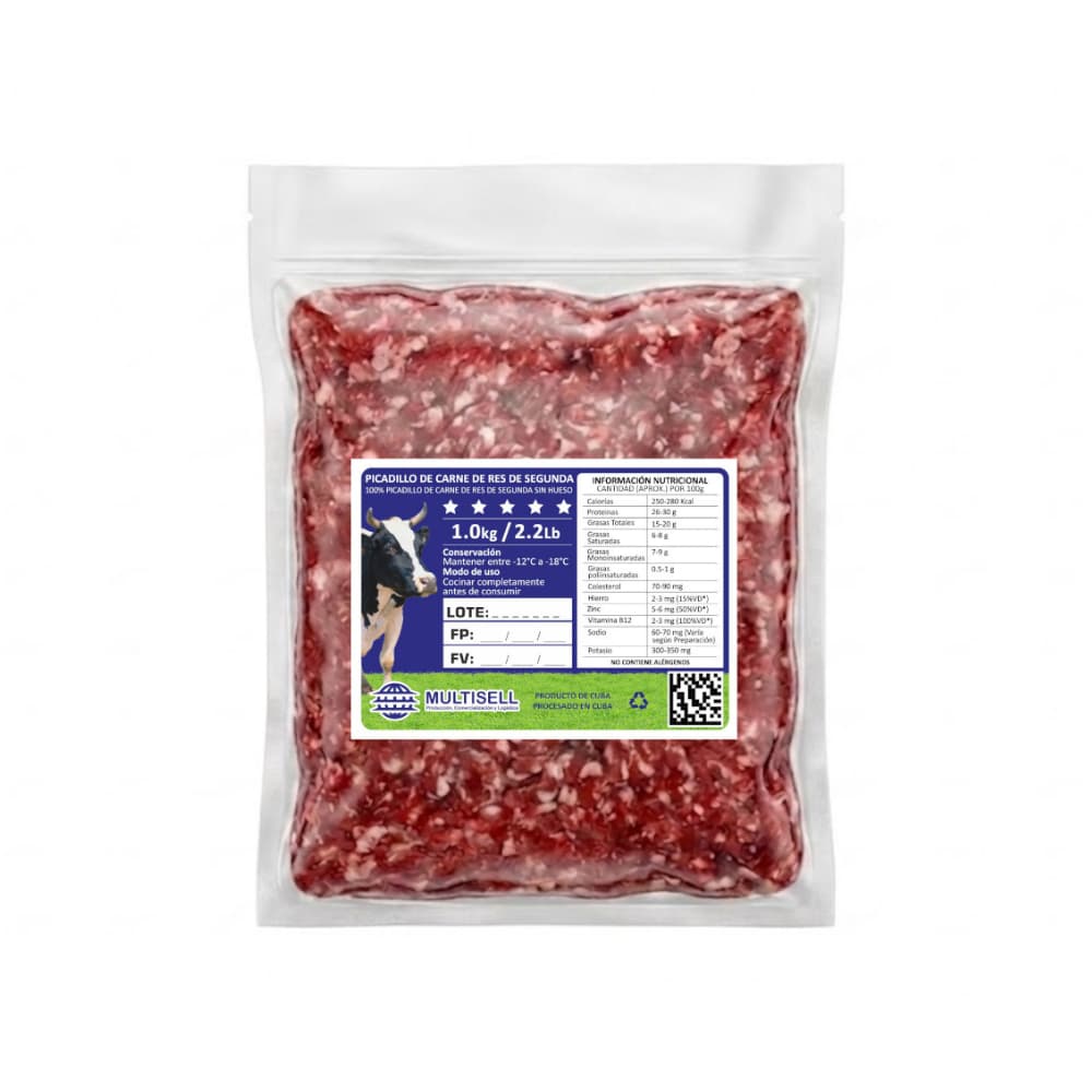 Picadillo de carne de res de segunda Multisell (1.0 kg / 2.2 lb) - 2