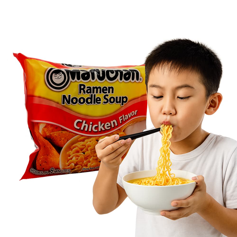 Sopa de fideos sabor a pollo Maruchan (85 g / 3 oz) - 4