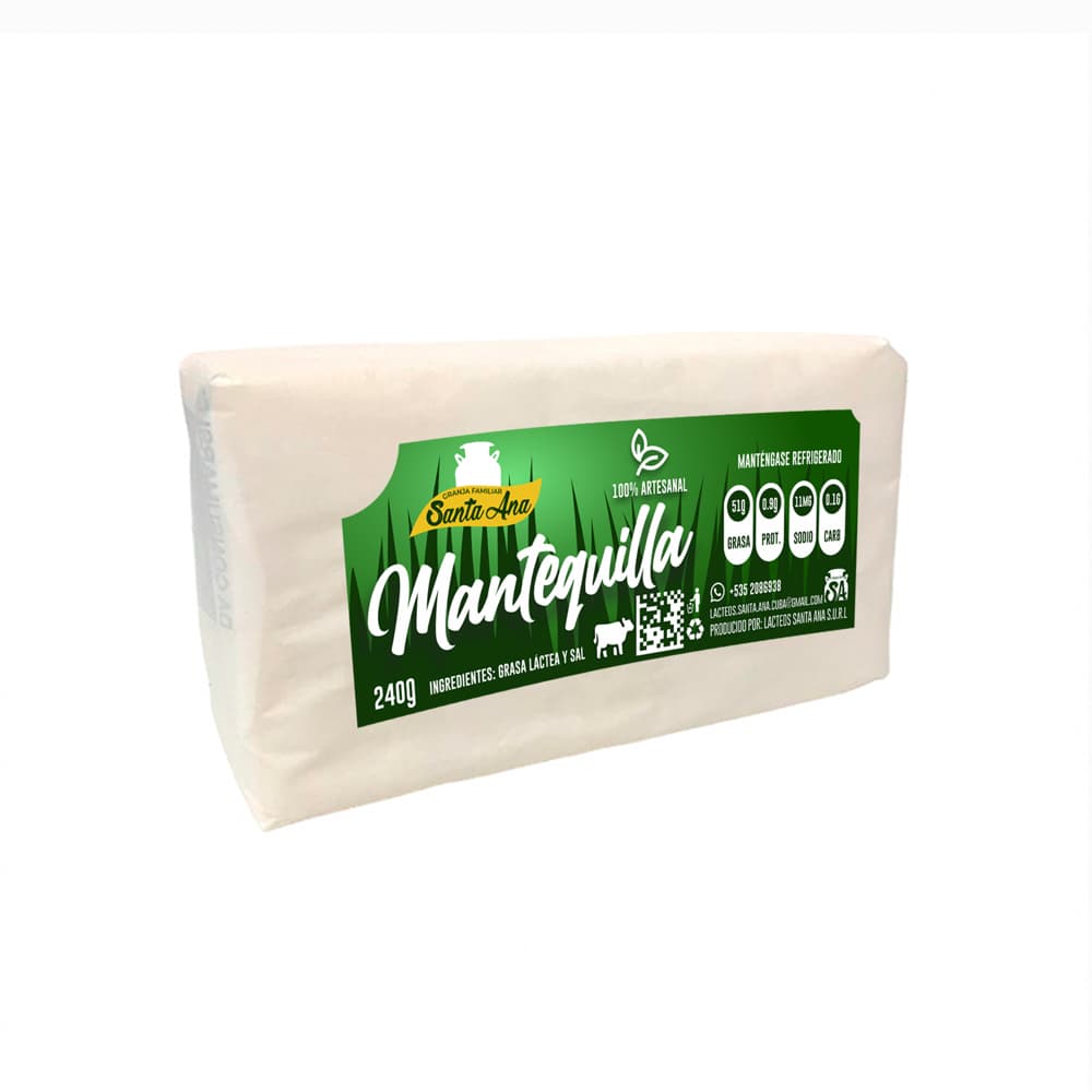 Mantequilla con sal Santa Ana (240 g / 8.46 oz) - 3
