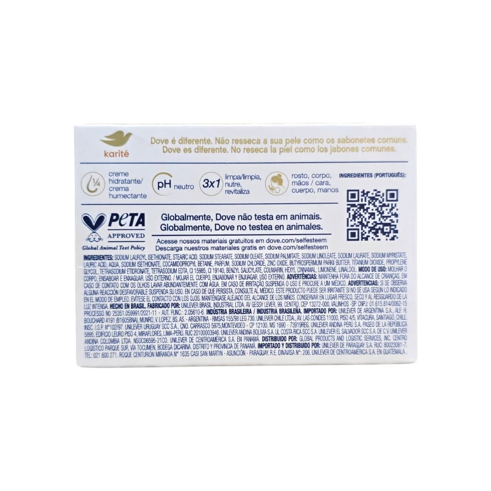 Jabón de tocador con manteca de karité Dove (90 g / 3.17 oz) - 3