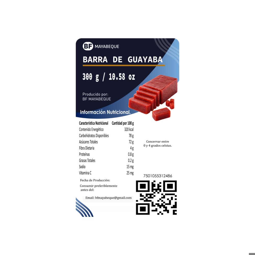 Barra de guayaba BF Mayabeque (300 g / 10.58 oz) - 4