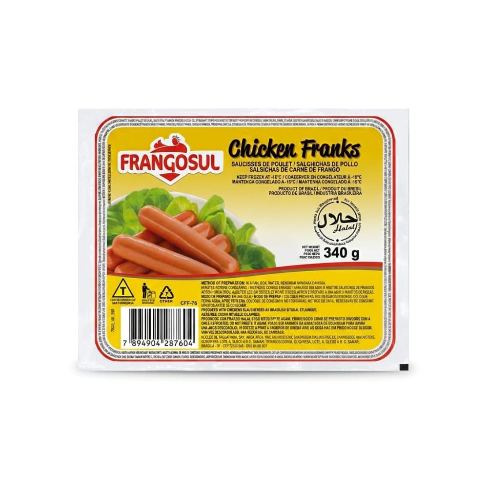 Salchicha de pollo Frangosul (340 g / 12 oz)