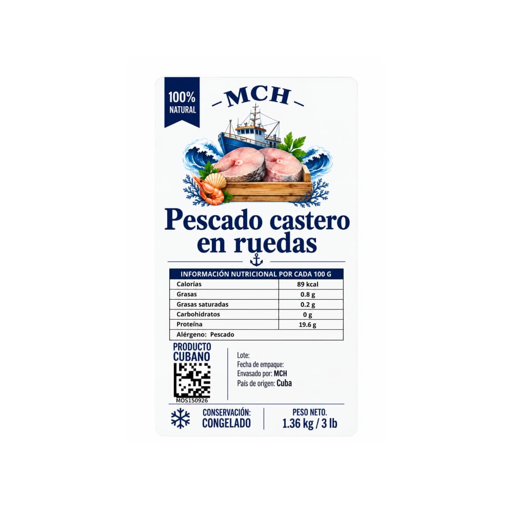 Pescado castero en ruedas MCH (1.36 kg / 3 lb) - 3
