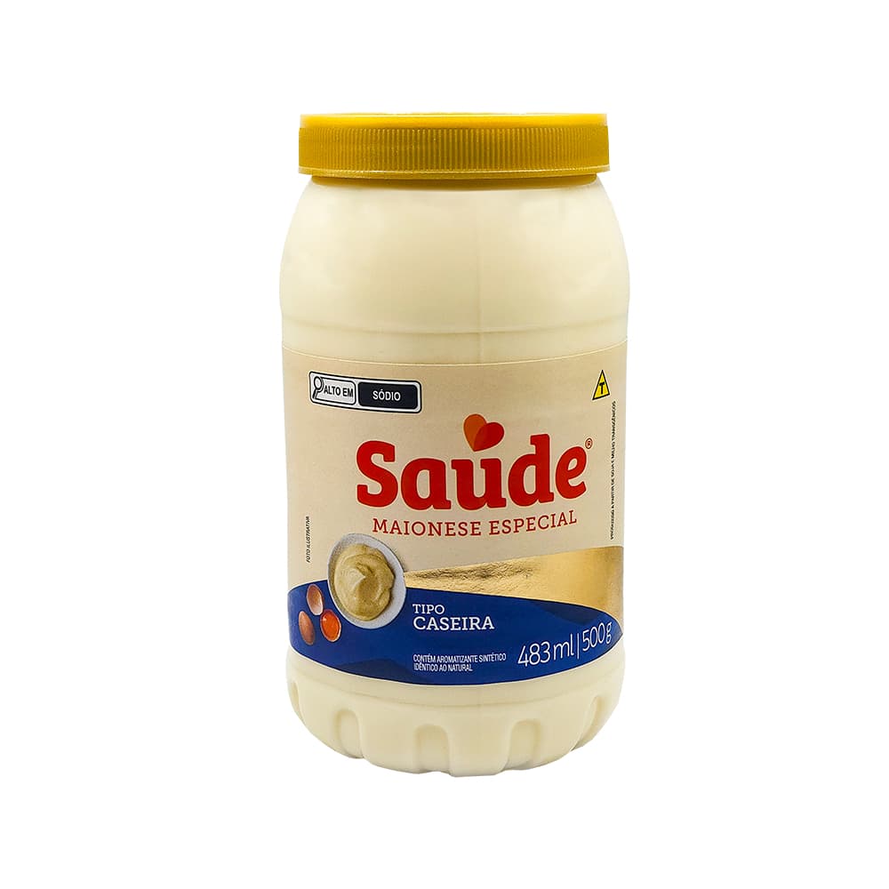 Mayonesa especial tipo casera Saude (483 ml)