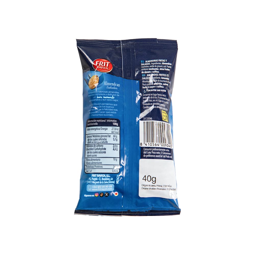 Almendras saladas Frit Ravich (40 g / 1.41 oz) - 2