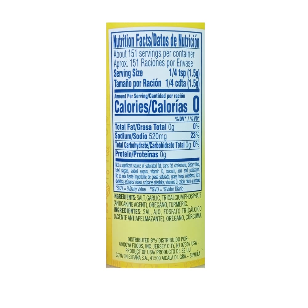Condimento multiuso sin pimienta Adobo (226 g / 8 oz) - 5