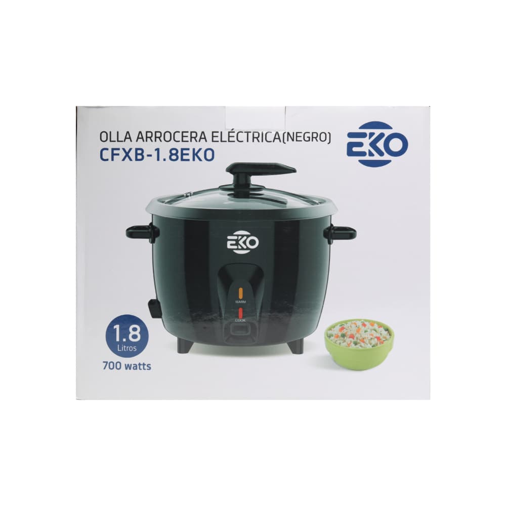 Olla arrocera eléctrica negra Eko CFXB-1.8EKO - 3