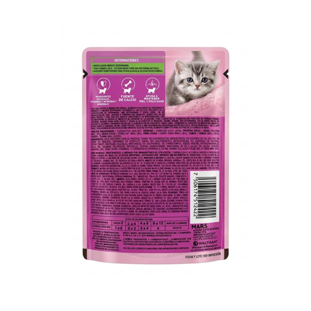 Alimento para gatitos de 2 a 12 meses soufflé de salmón Whiskas (85 g / 2.99 oz) - 4