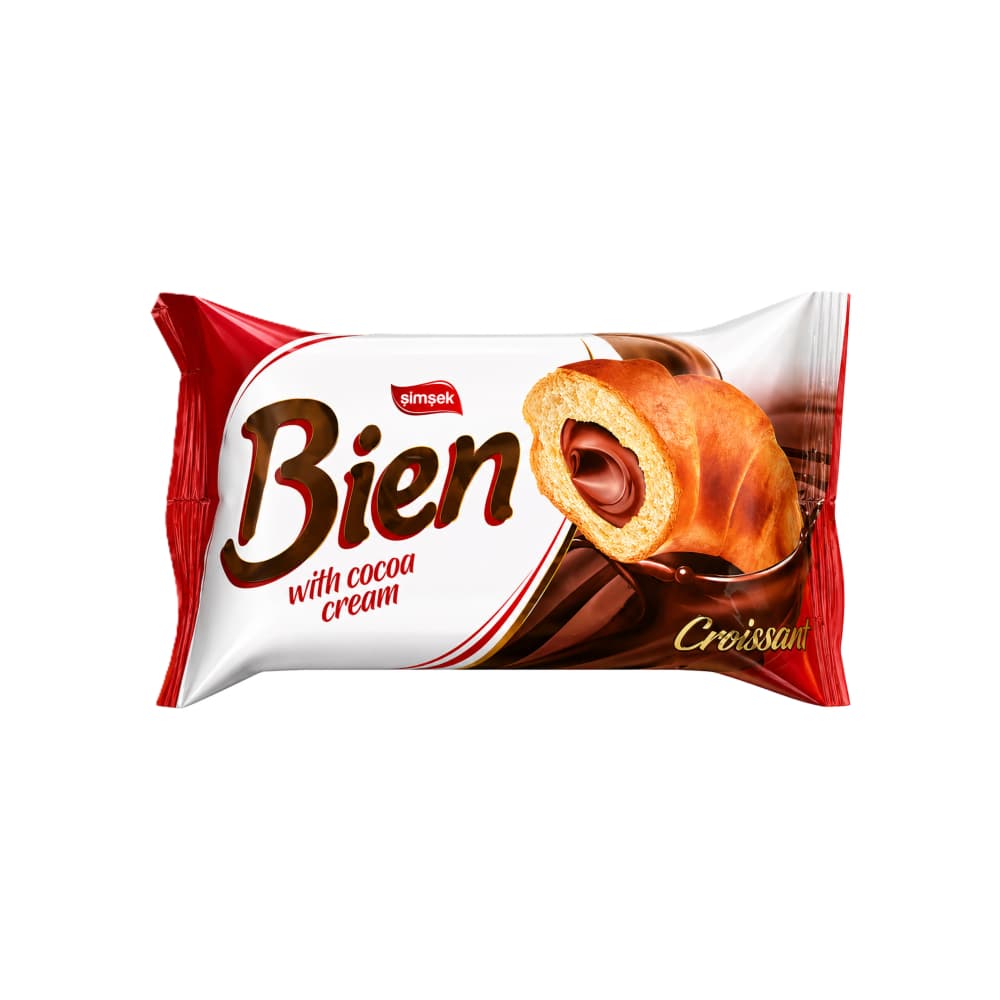Croissant relleno de crema de cacao Bien Simsek (40 g / 1.41 oz)